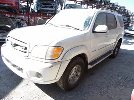 2002 TOYOTA SEQUOIA  LIMITED WHITE 4.7 AT 4WD Z19737